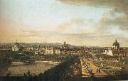 Bernardo Bellotto Vienna,Seen from the Belvedere Palace painting